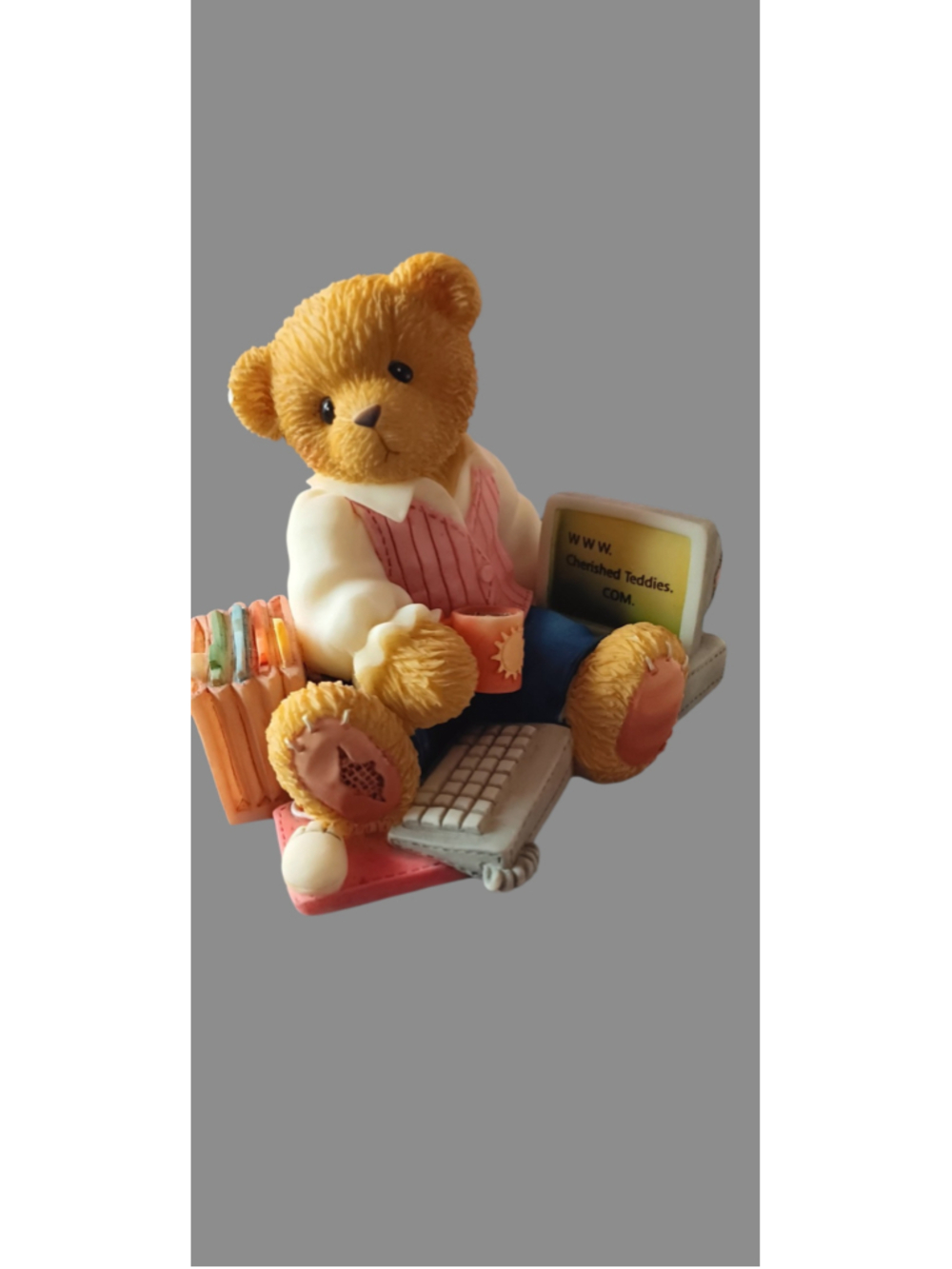 NIB Cherished Teddies Corey Bear Figurine 676942